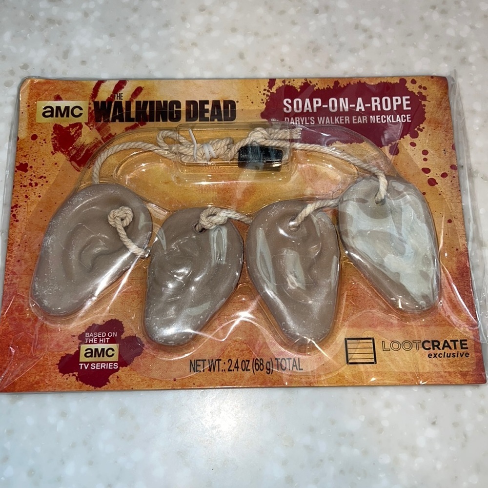 Walking dead soap on a rope